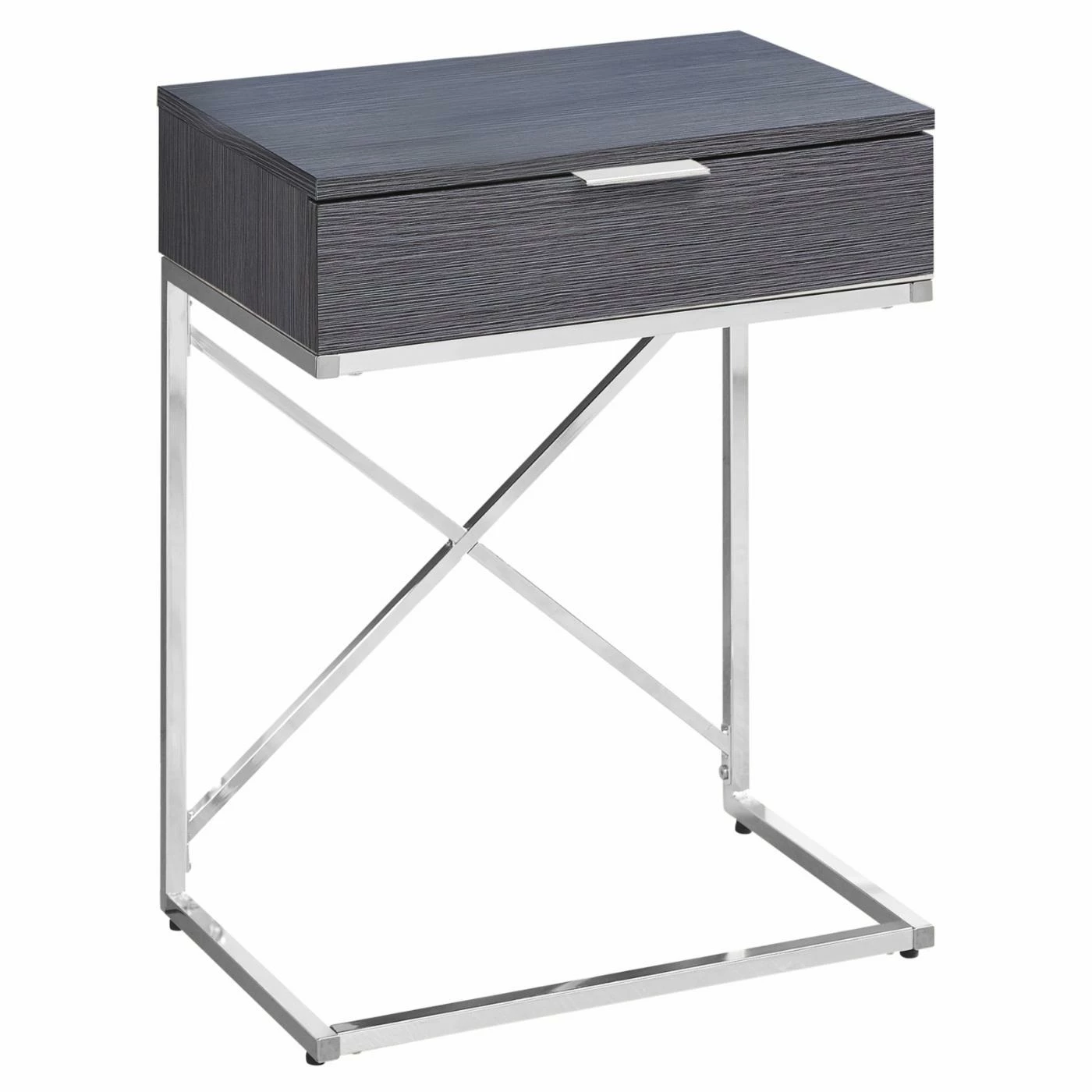 New 🛒 Rectangle End Tables & Side Tables Monarch Specialties Single Drawer Rectangular End Table With Cross Legs 👍