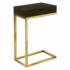 Cheapest โญ Rectangle End Tables & Side Tables Monarch Specialties Modern C-Table With Drawer ๐
