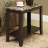 New 🥰 Monarch Specialties Rectangle End Tables & Side Tables Monarch Rectangular Cappuccino Wood Accent Table 🔔