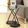 Top 10 ✔️ Monarch Specialties Round End Tables & Side Tables Monarch Cappuccino Bentwood Nesting Tables - 2 Piece Set 👏