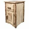 Promo 😉 Square End Tables & Side Tables Montana Woodworks Glacier Country Right Hinged End Table With Drawer 🔔