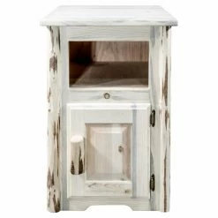 Outlet ⭐ Square End Tables & Side Tables Montana Woodworks Montana Right Hinged End Table 🔔