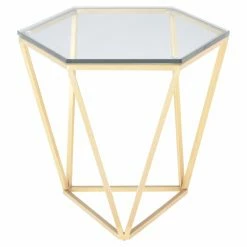Best reviews of 🌟 Other Shapes - End Tables & Side Tables Nuevo Louisa Side Table ✔️