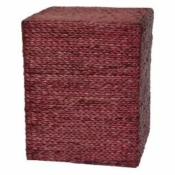 Promo ✔️ Square End Tables & Side Tables Oriental Furniture Rush Grass Square End Table ✨