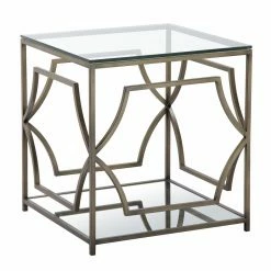 Promo 🌟 Square End Tables & Side Tables Pangea Home Edward Side Table 🎉