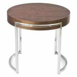 Buy ๐ Round End Tables & Side Tables Pangea Home Leah Round End Table โญ