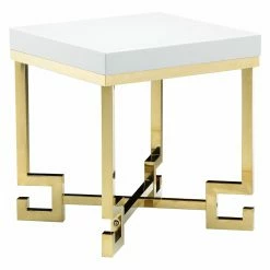 Outlet 🌟 Square End Tables & Side Tables Pangea Home Sophia Side Table ✔️