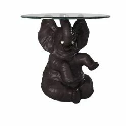 Promo ๐ Round End Tables & Side Tables Powell Ernie Elephant Side Table - Dark Gray ๐ฅฐ