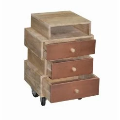 Cheap ๐งจ Square End Tables & Side Tables Progressive Furniture Outbound 3 Drawer End Table/Nightstand ๐