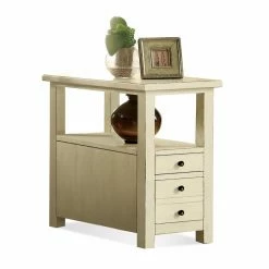 Outlet 🌟 Riverside Furniture Rectangle End Tables & Side Tables Riverside Sullivan Chairside Table ❤️