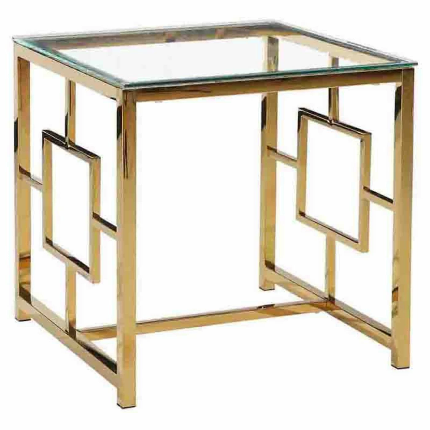 Hot Sale π Square End Tables & Side Tables Sagebrook Home Gold Metal Accent Table π
