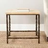 Best reviews of 😀 Square End Tables & Side Tables Safavieh Tonya Side Table - Natural ⌛