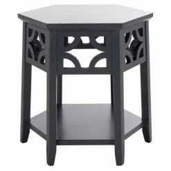 Coupon ❤️ Other Shapes - End Tables & Side Tables Safavieh Connor Hexagon End Table ⭐