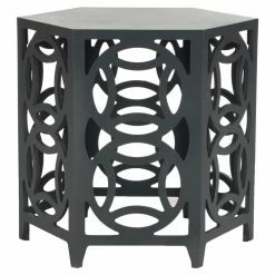 Best reviews of 🔔 Other Shapes - End Tables & Side Tables Safavieh Natanya Side Table 👏
