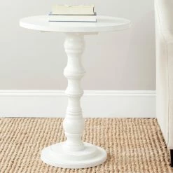 Best reviews of 💯 Round End Tables & Side Tables Safavieh Greta Accent Table ⭐