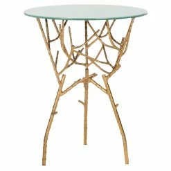 Wholesale 🔔 Round End Tables & Side Tables Safavieh Tara Accent Table - Gold 😍