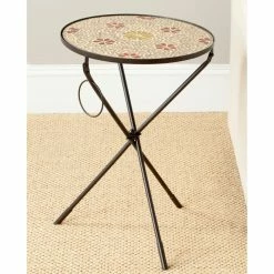 Coupon 👍 Safavieh Round End Tables & Side Tables Cymbeline Side Table 🎁