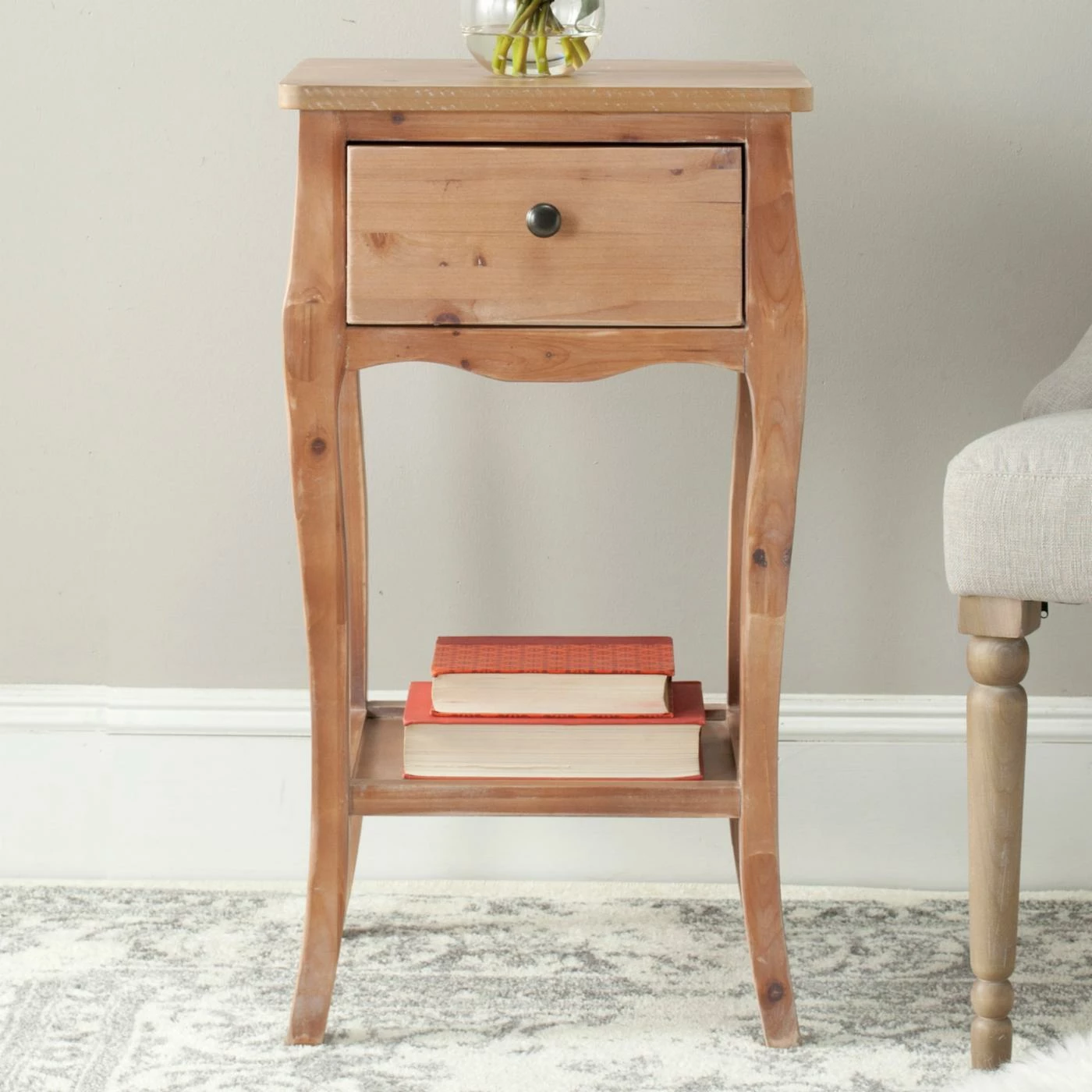 Buy π₯ Square End Tables & Side Tables Safavieh Thelma End Table With Storage Drawer π§¨