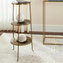 Promo 😍 Round End Tables & Side Tables HN Home Ingels Boho Side Table 🔥