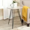 Best Sale 🌟 Round End Tables & Side Tables Safavieh Wolcott Retro Mid Century Lacquer Side Table 🌟