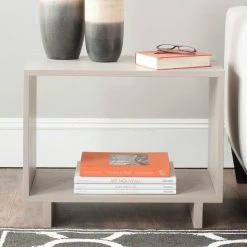 Cheapest 🔥 Rectangle End Tables & Side Tables Safavieh Raylan Mid Century Scandinavian Wood Stand 😉