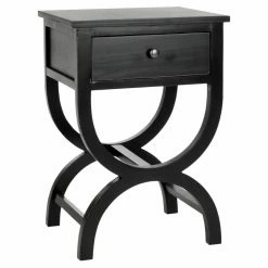 Coupon 💯 Rectangle End Tables & Side Tables Safavieh Maxine Storage Side Table ✔️