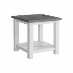Coupon 👍 Square End Tables & Side Tables Martin Svensson Home Space Saver Solid Wood End Table ❤️