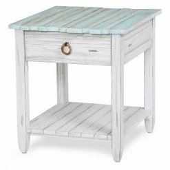 Coupon 🔔 Rectangle End Tables & Side Tables Sea Winds Picket Fence End Table 😉