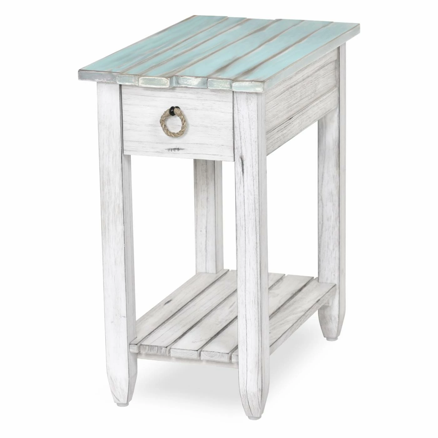 Wholesale βοΈ Rectangle End Tables & Side Tables Sea Winds Picket Fence Chairside End Table π₯°