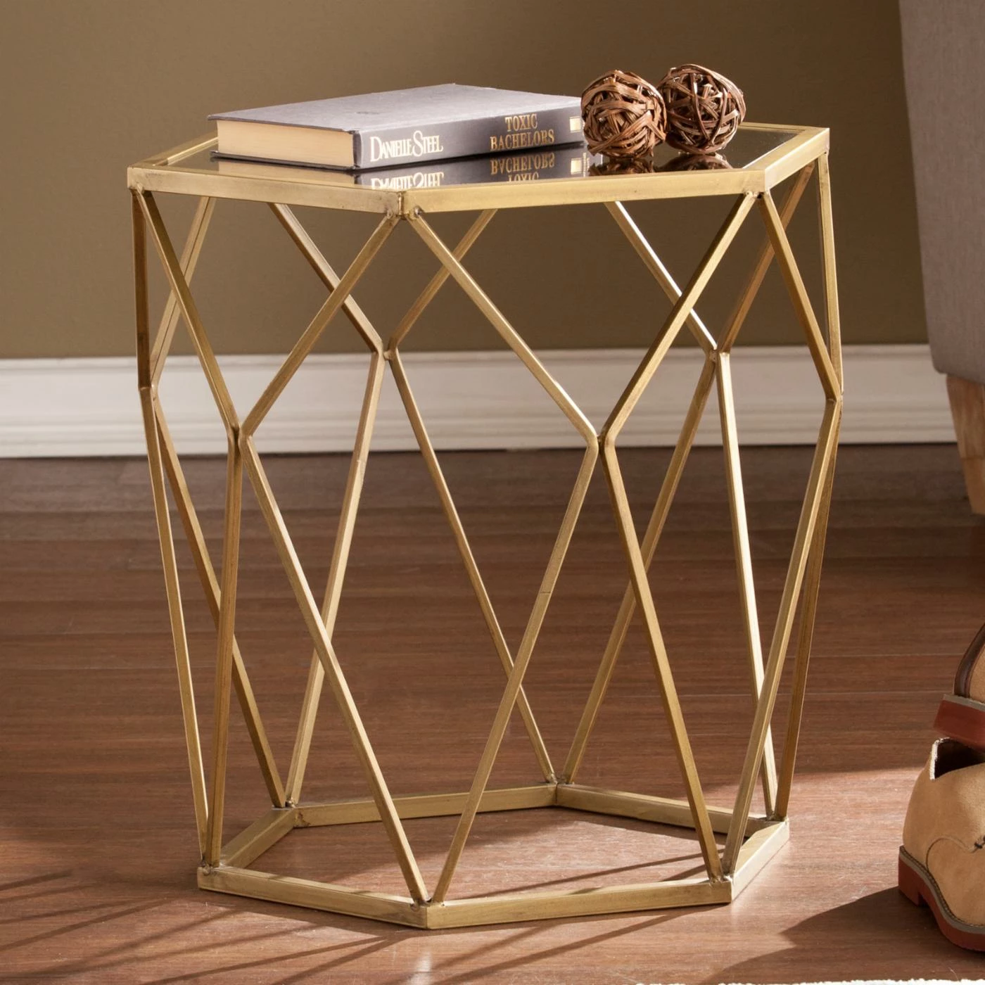 Cheapest 👏 Other Shapes - End Tables & Side Tables Southern Enterprises Joelle Accent Table 🌟