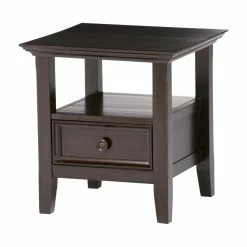 Top 10 ๐ Brooklyn & Max Square End Tables & Side Tables Brooklyn + Max Washington Square Pine Wood End Table ๐งจ