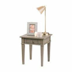 Budget ⭐ Brooklyn & Max Square End Tables & Side Tables Brooklyn + Max Richland Square Pine Wood End Table 🌟