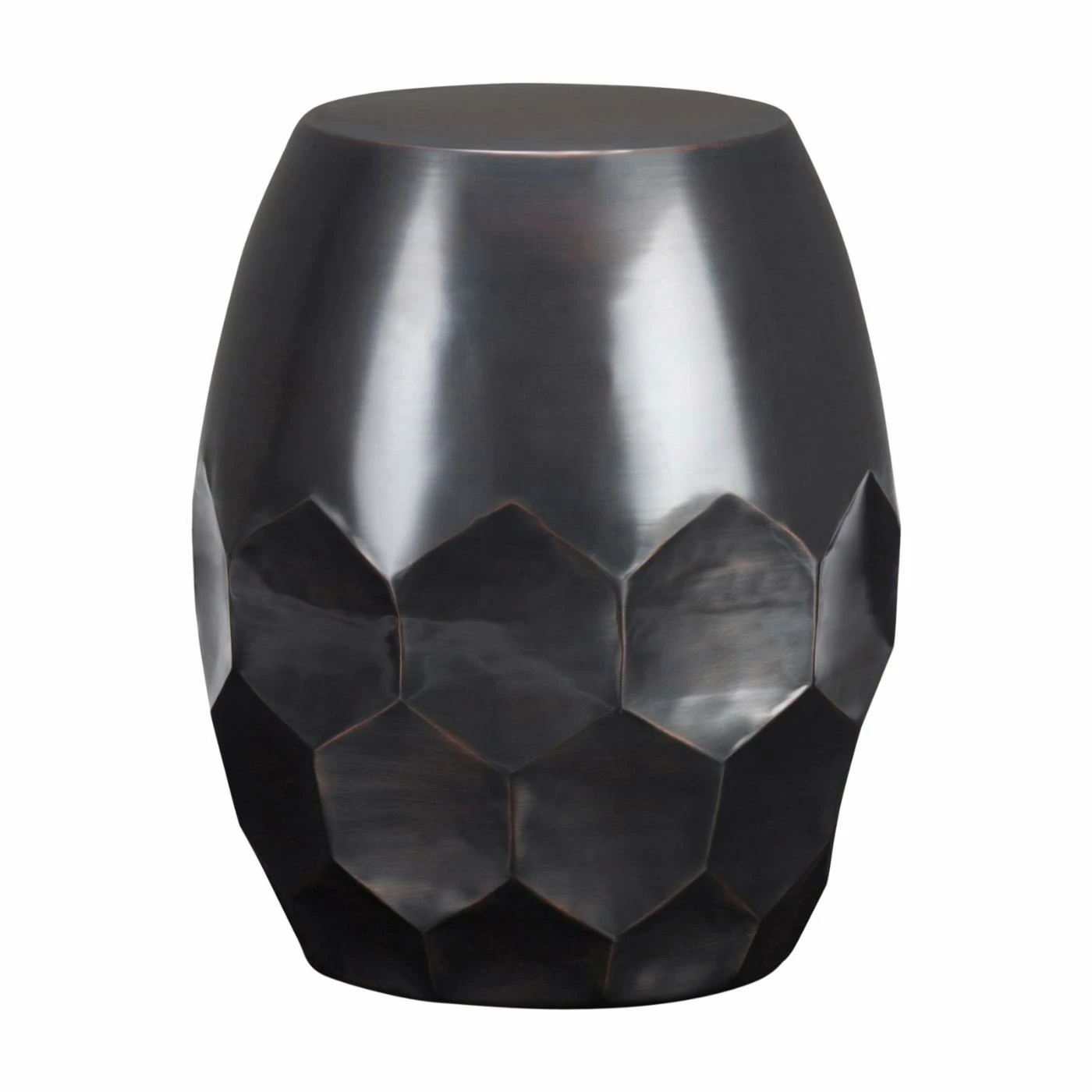 Promo π Brooklyn & Max Round End Tables & Side Tables Brooklyn + Max Korry Metal Accent Drum Side Table π