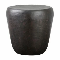 Budget ✨ Round End Tables & Side Tables HN Home Kimball Modern Farmhouse Metal Accent Drum Side Table 🛒