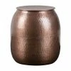 Coupon 🧨 Brooklyn & Max Round End Tables & Side Tables Brooklyn + Max Irena Metal Storage Accent Drum Side Table 💯