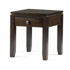Brand new ❤️ Square End Tables & Side Tables Brooklyn + Max City Solid Wood Square End Table 🔔