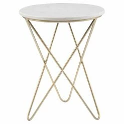 Best Pirce ⌛ Brooklyn & Max Round End Tables & Side Tables Brooklyn + Max Caldwell Accent Table 🔥