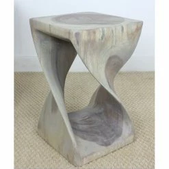 Best deal 🎉 Square End Tables & Side Tables Strata Furniture Twist Wood End Table 🔥