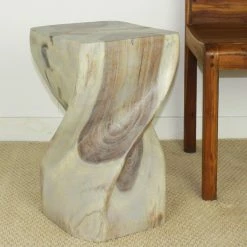 Promo โ๏ธ Square End Tables & Side Tables Strata Furniture Big Twist 20 In. End Table ๐