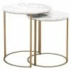 Cheapest 🥰 Round End Tables & Side Tables Orient Express Furniture Carrera Round Nesting Accent Table 🎉