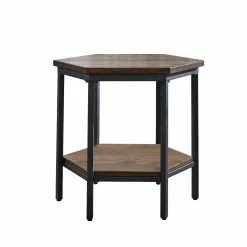 Hot Sale 👏 Other Shapes - End Tables & Side Tables Steve Silver Co. Ultimo Hexagon End Table 🎁