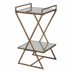 Outlet 🌟 Rectangle End Tables & Side Tables StyleCraft Roxie Rose Two Tier End Table 🥰