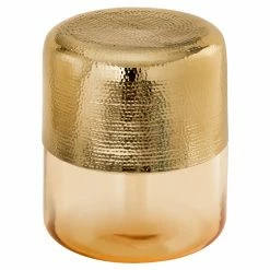 Budget ⌛ Round End Tables & Side Tables TOV Furniture Kolla Drum Side Table 💯