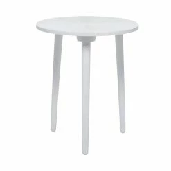 Top 10 🎉 Round End Tables & Side Tables DecMode Mango Wood Round Tabletop With Starburst Carved Accent Table - White Polished ✨