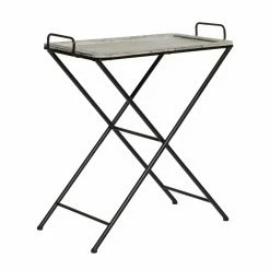 Best deal 🛒 Rectangle End Tables & Side Tables DecMode Farmhouse Rectangle Tray Like Top With Floral Carved Accent Table 🧨