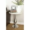 Cheapest 🎁 Round End Tables & Side Tables DecMode Marble Top End Table 🥰