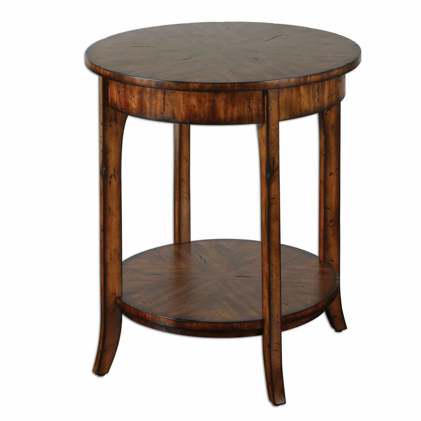 Promo ⭐ Round End Tables & Side Tables Uttermost Carmel Lamp End Table ❤️