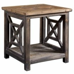 Cheapest 👍 Square End Tables & Side Tables Uttermost Spiro End Table 👏