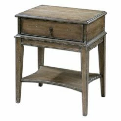 Promo 👏 Rectangle End Tables & Side Tables Uttermost Hanford Accent Table ⌛