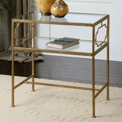 Best Sale 🧨 Rectangle End Tables & Side Tables Uttermost Genell Side Table 😀